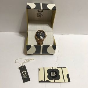 Orla Kiely Gold-tone Frankie Wrist Watch